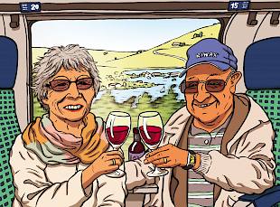 Grosi und Grossvater unterwegs | 2015 | zeichnerisch, digital