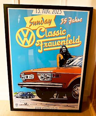 Sunday VW Classic Frauenfeld | 2023 | zeichnerisch, digital | 50 x 70 cm